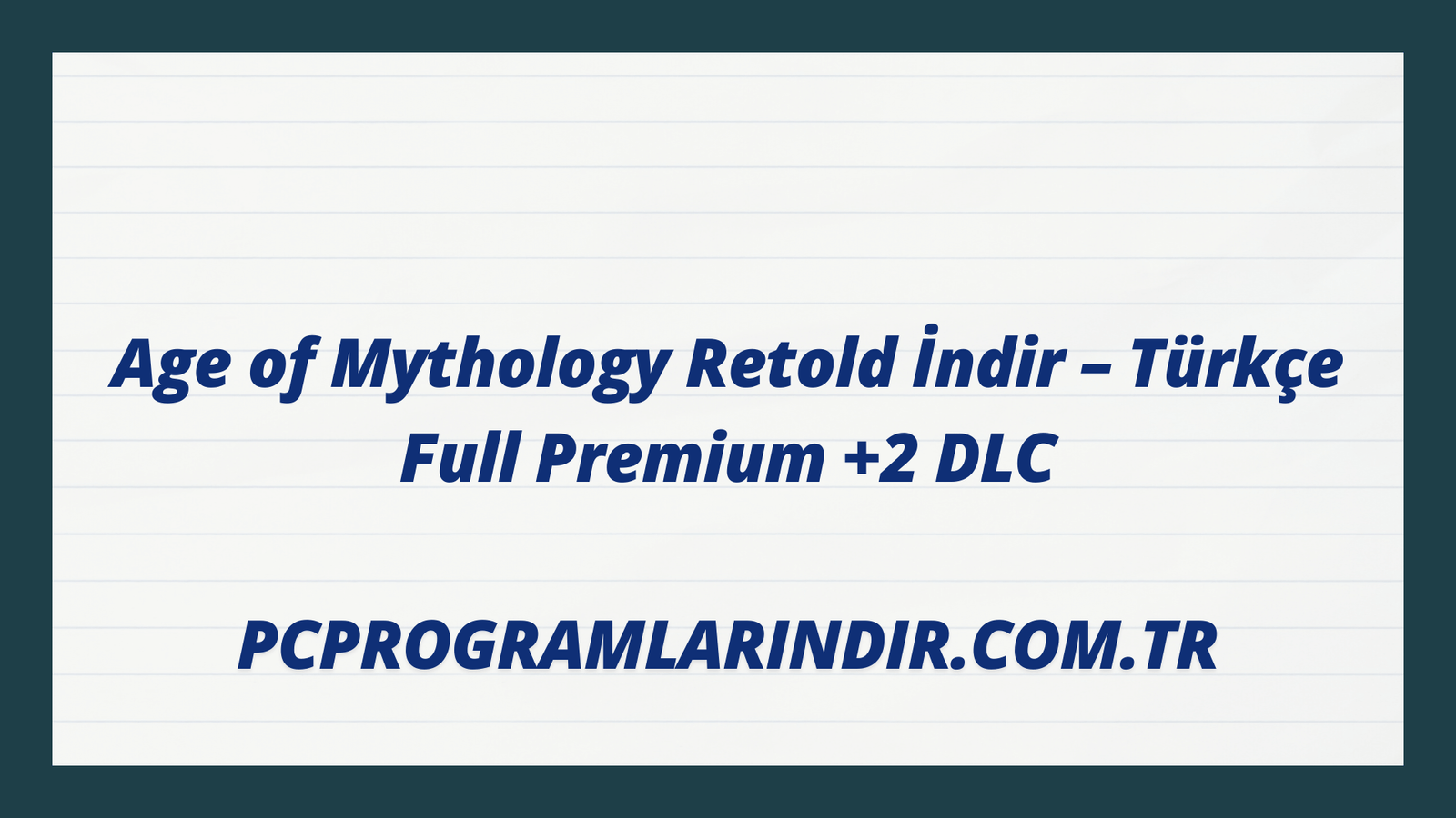 Age Of Mythology Retold Indir