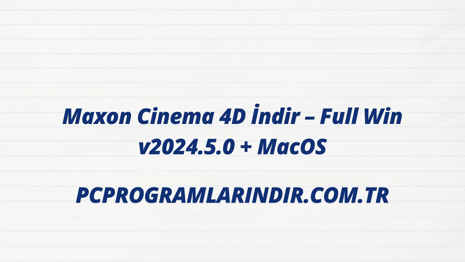Cinema 4d Full