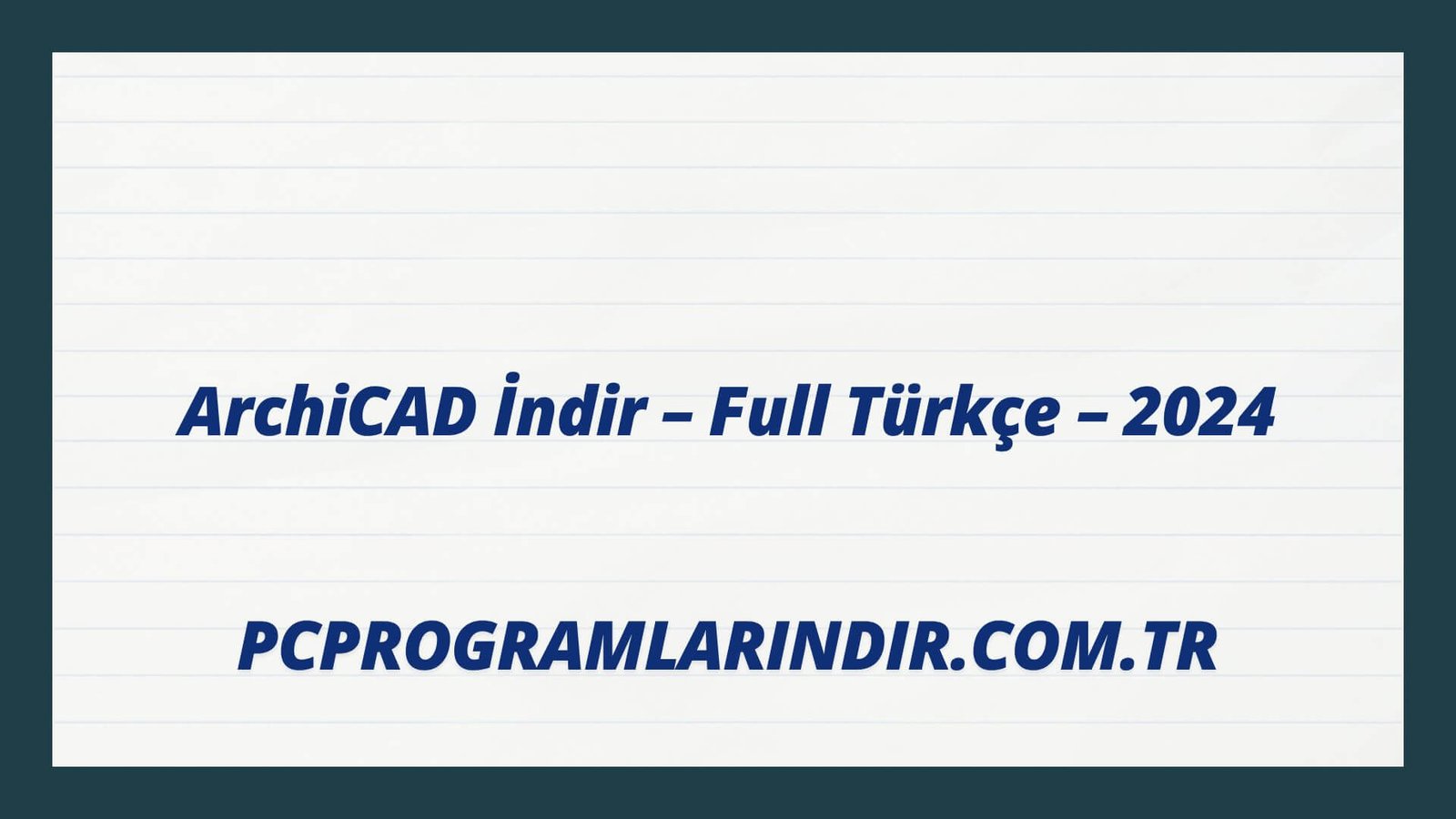 Archicad Indir