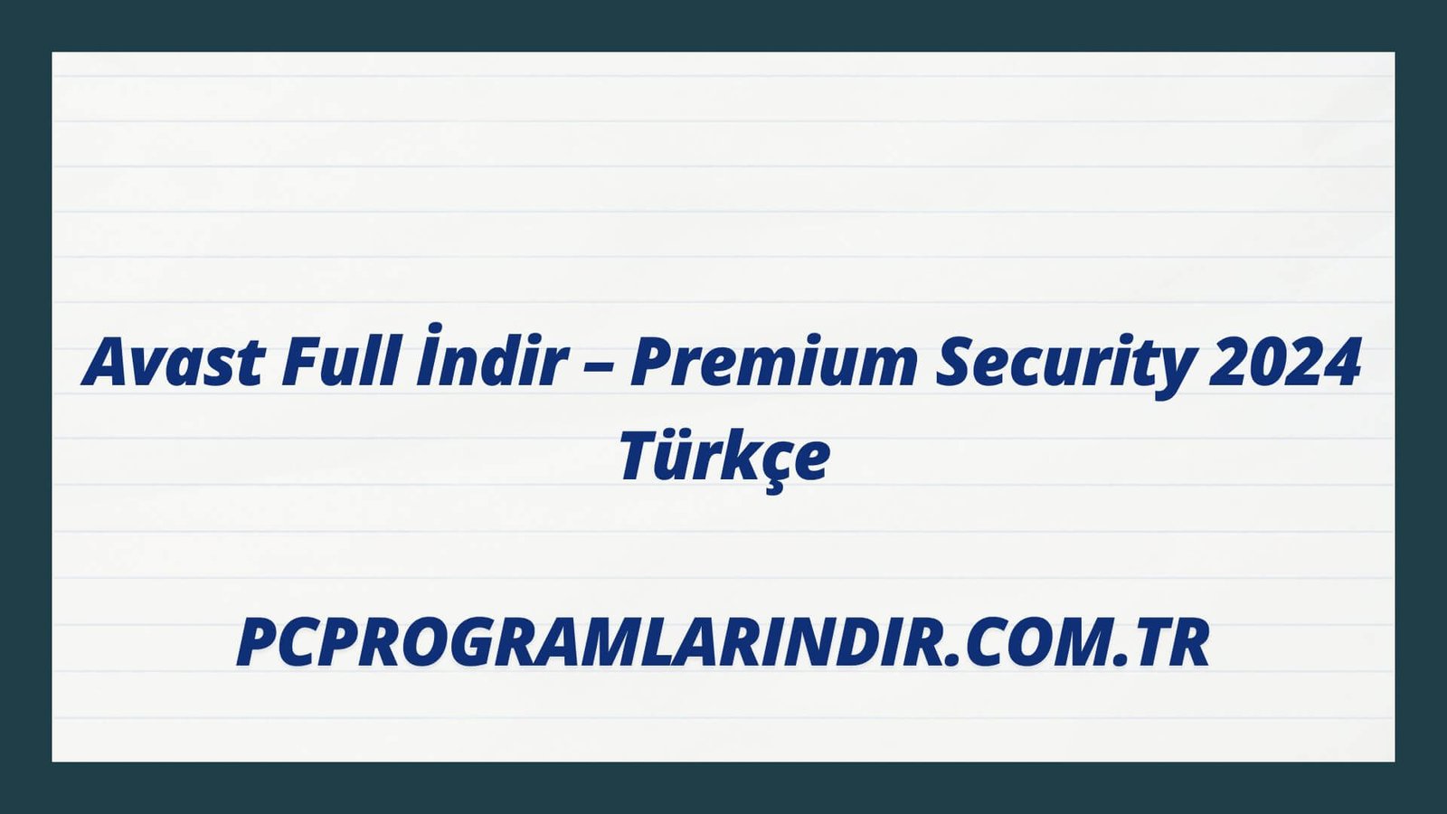 Avast Pro Full Indir