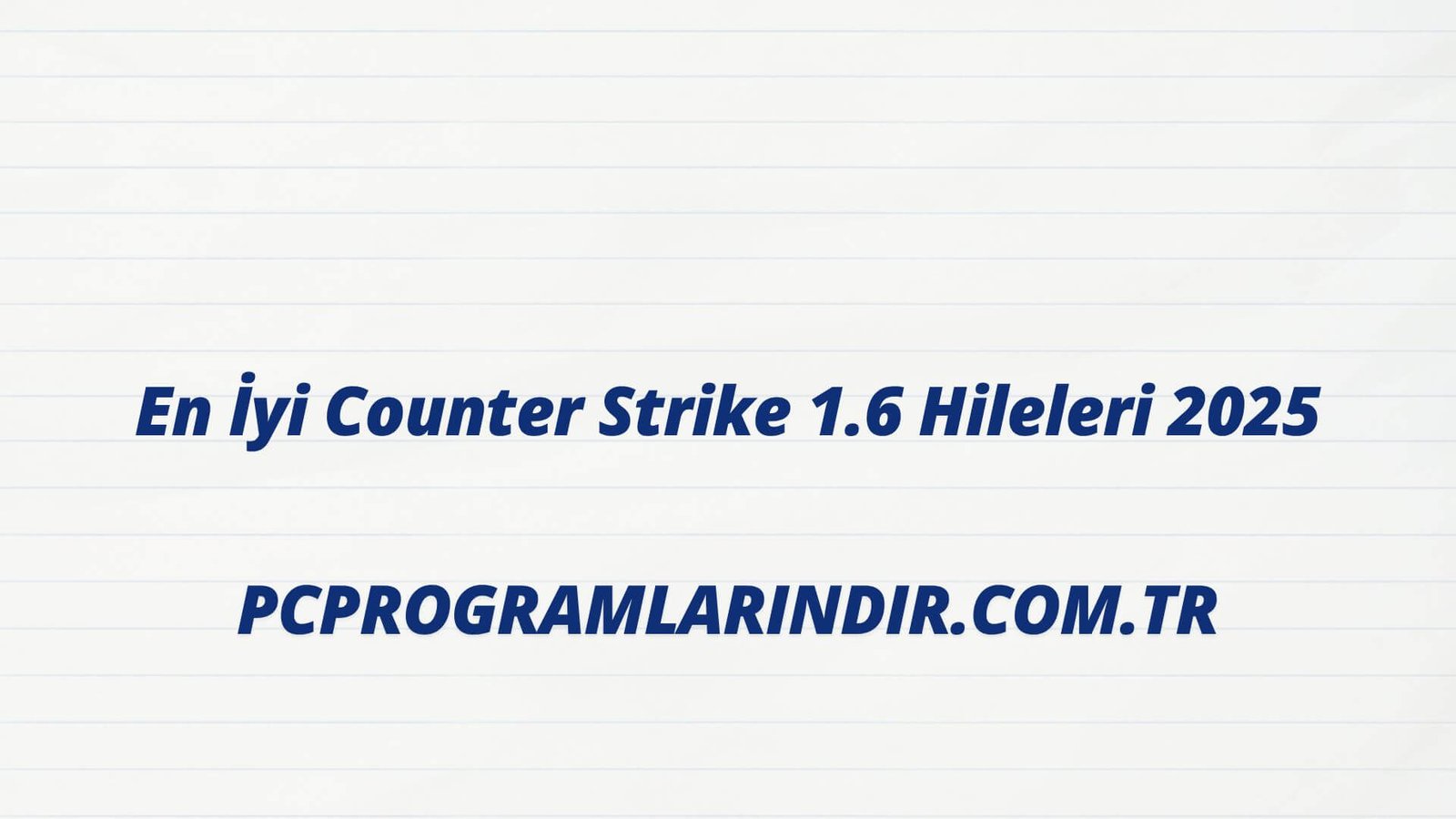 Counter Strike Hileleri Indir