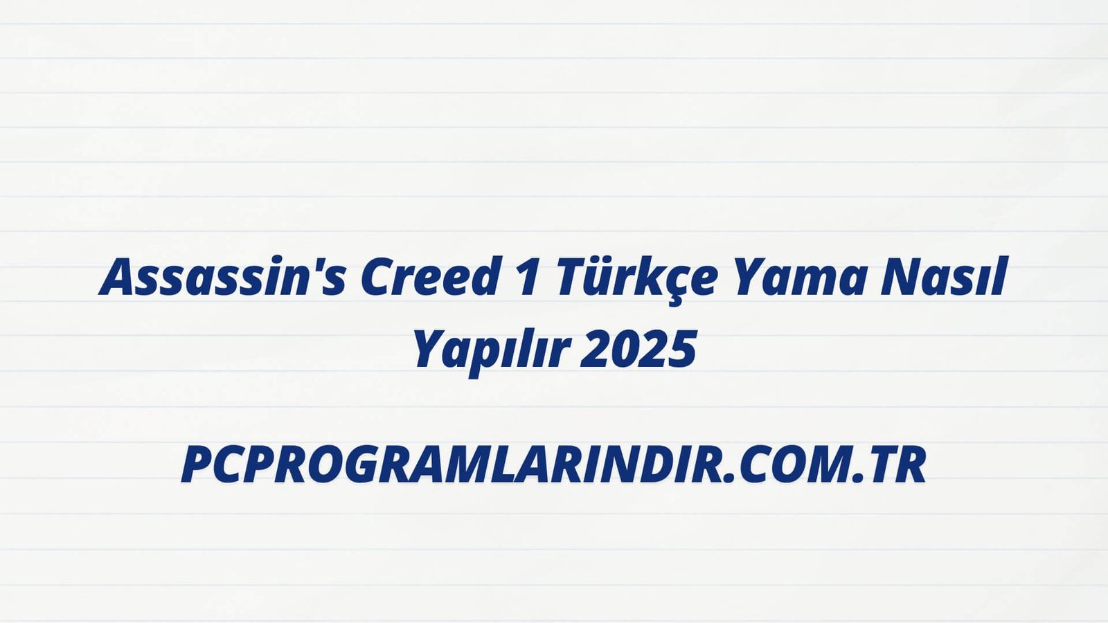 Assassin's Creed 1